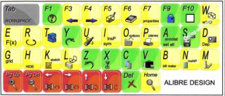 Alibre Design Keyboard Stickers for Computers Laptops