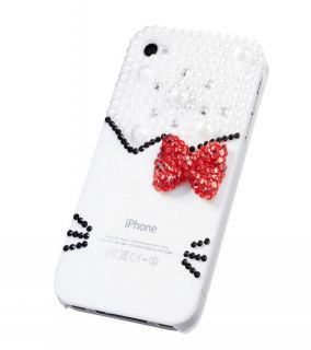  Bow Kitty Pearl Bling Diamond Case For iPhone 5 5G , hello kitty cases