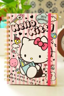 2012.10 ~ 2013 Hello Kitty Schedule Book Monthly Planner Agenda Diary