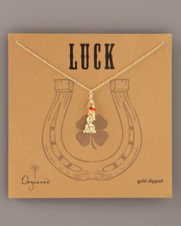 Dogeared Luck Buddha Necklace   