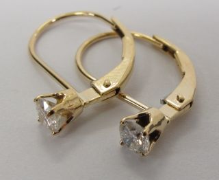 14k Gold Diamond Earrings NR
