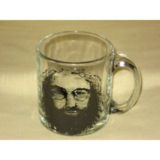  Dead  Jerry Garcia  13 Ounce Glass Drinking Mug 