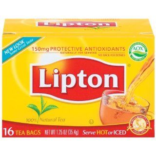 Lipton Beverage Tea Bags 16 Ct   24 Pack Grocery