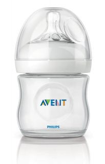 Philips AVENT 4 Ounce BPA Free Natural Polypropylene Bottles, 2 Pack