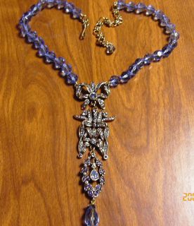 HEIDI DAUS Frog Prince 16 1/2 Crystal Accented Drop Necklace