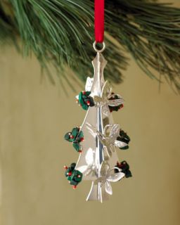 Emilia Castillo Christmas Tree with Butterflies Holiday Ornament