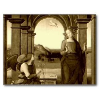 Annunciation of Blessed Virgin Mary Postcards 