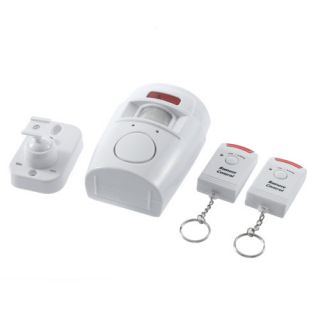  Motion Sensor Alarm Security Home System 2 Remote Control
