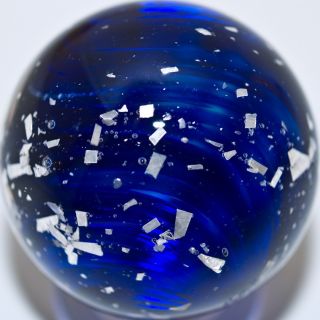 Marble Harry Boyer Cobalt Blue with Silver Fleck