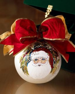 Sarabella Creations Santa Holiday Ornament   