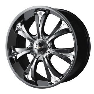 18 Inch 18x7.5 Baccarat wheels MIRAGE 1120 Black wheels rims  