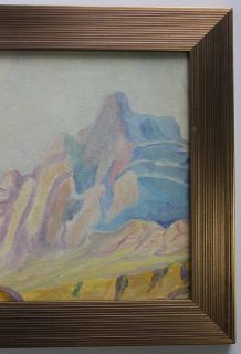  Mountain Landscape Oil Painting ERNEST MARTIN HENNINGS (1886 1956