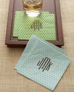 Personalized Dots Cocktail Napkins   