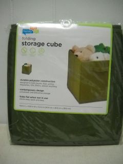 Honey Can do Folding Storage Cube SFT 01761 Green New