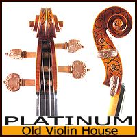 Hellier Strad Violin 2707 Pro Best Model 1 PC Back