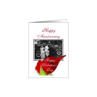 Anniversary,Valentines Day, Antique Car and Bridal Party
