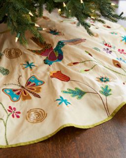 NM EXCLUSIVE Plumage Holiday Tree Skirt   
