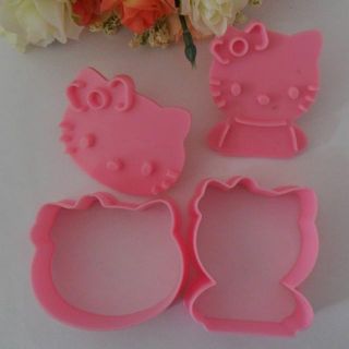  Hello Kitty Pink shape mold sugar Arts set Fondant Cake tools/ Cake