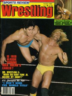 Hulk Hogan Sports Review Wrestling Magazine October 1980 Apartment