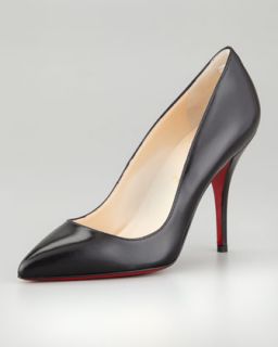 X1K73 Christian Louboutin Batignolles Leather Pointed Red Sole Pump