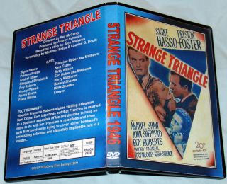 Strange Triangle DVD Preston Foster Signe Hasso
