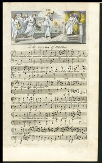 1762 ROBERTS CLIO & EUTERPE BRITISH SHEET MUSIC PRINT FREEDOM SOON WAS