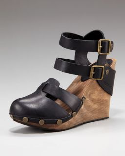 See by Chloe Buckled Clog Wedge   