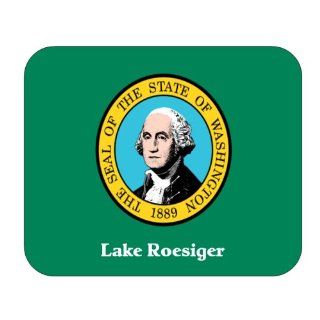 US State Flag   Lake Roesiger, Washington (WA) Mouse Pad