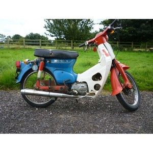 Retro 80s Honda C50 Cub Motorcycle Moped Scooter Parts or Restore