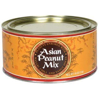 Virginia Diner Asian Peanut Mix, 18 Ounce Tins (Pack of 2) 