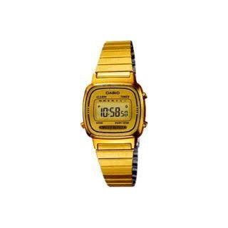 Casio Womens LA670WGA 9 Gold Stainless Steel Quartz Watch with