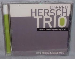 CD Fred Hersch Trio Live at The Village Vanguard SEALED 753957208820