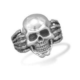 Oxidized Skull Ring Size 13 Jewelry 