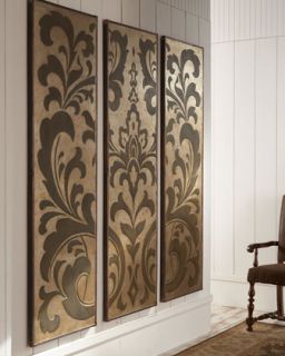 Polished Damask Wall Panels   