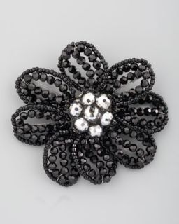 D0ECG Panacea Beaded Floral Brooch