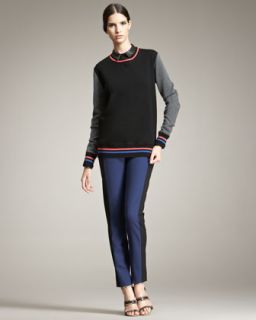 Lisa Todd Colorblock Stripe Sweater   