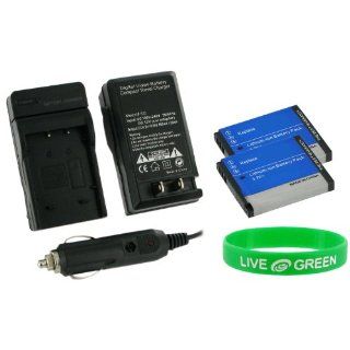 Young Micro (2 Pack) NP FT1 680mAh Li Ion Battery and 2n1