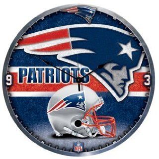 NFL New England Patriots Clock   High Definition Art Deco