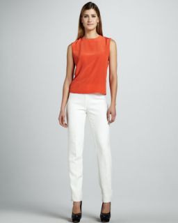 raoul straight leg trousers porcelain original $ 215 75