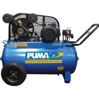 Puma Oil Lube Belt Drive Single Stage Portable Air Compressors   2 HP