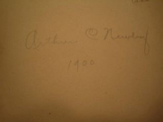 Signed Book by Arthur Newby Indianapolis Speedway Founder Fishermans