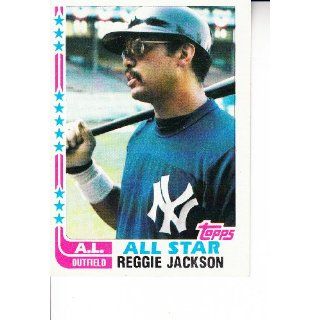 1982 Topps #551 Reggie Jackson AS Baseball Everything