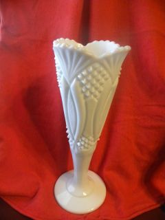 Vintage McKee Hickman Milk Glass Vase