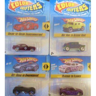 Hot Wheels Color Shifters Set of 4 Cars (RD 03, Ford