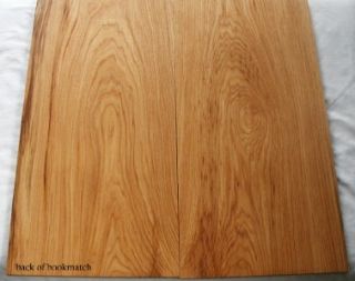 Bookmatched Shagbark Hickory Thin Lumber Inlay Box Wood 5 16 021606