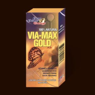Via Max Gold Herbal Enhancer Supplement for Man