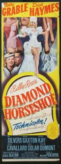 Diamond Horseshoe Betty Grable 1945 Insert