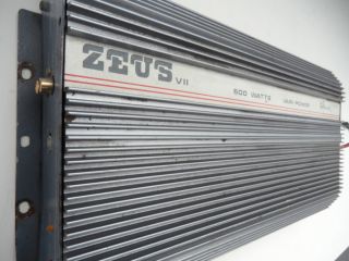 Hifonics Zeus 2ch Amplifier RARE Made in USA autotek old school NO