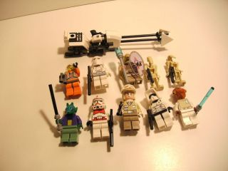 10 Lego Star Wars Minifig Figs Mini Figures Lot SW20