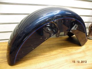 Front Fender Harley Heritage Softail 2004 Royal Blue Chipped Nice